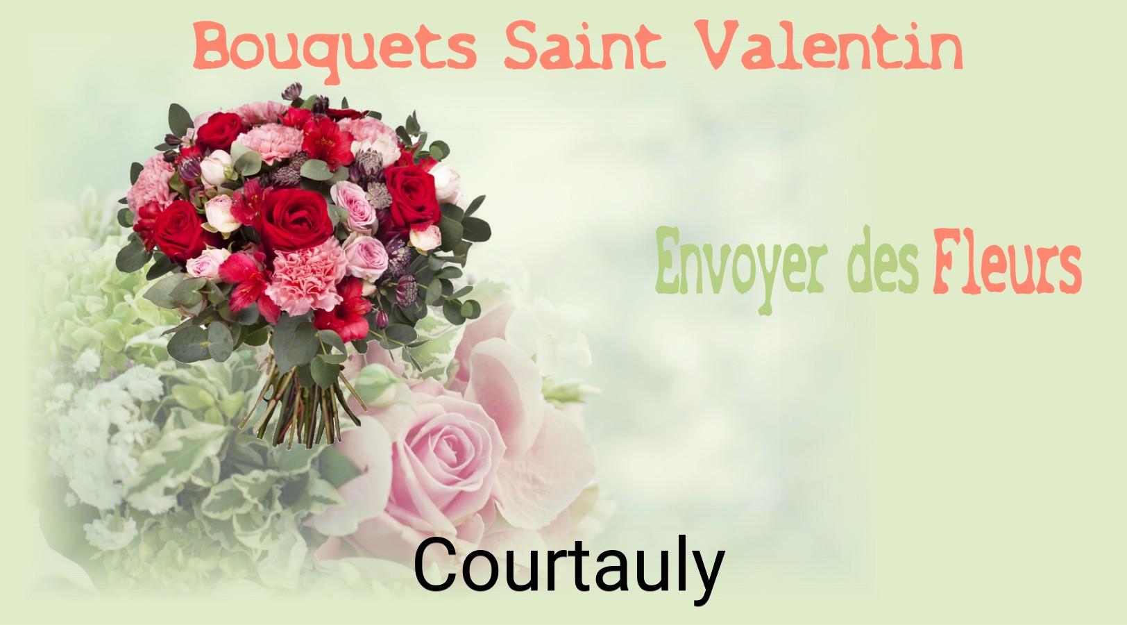 Roses de Saint-Valentin livrées à Courtauly